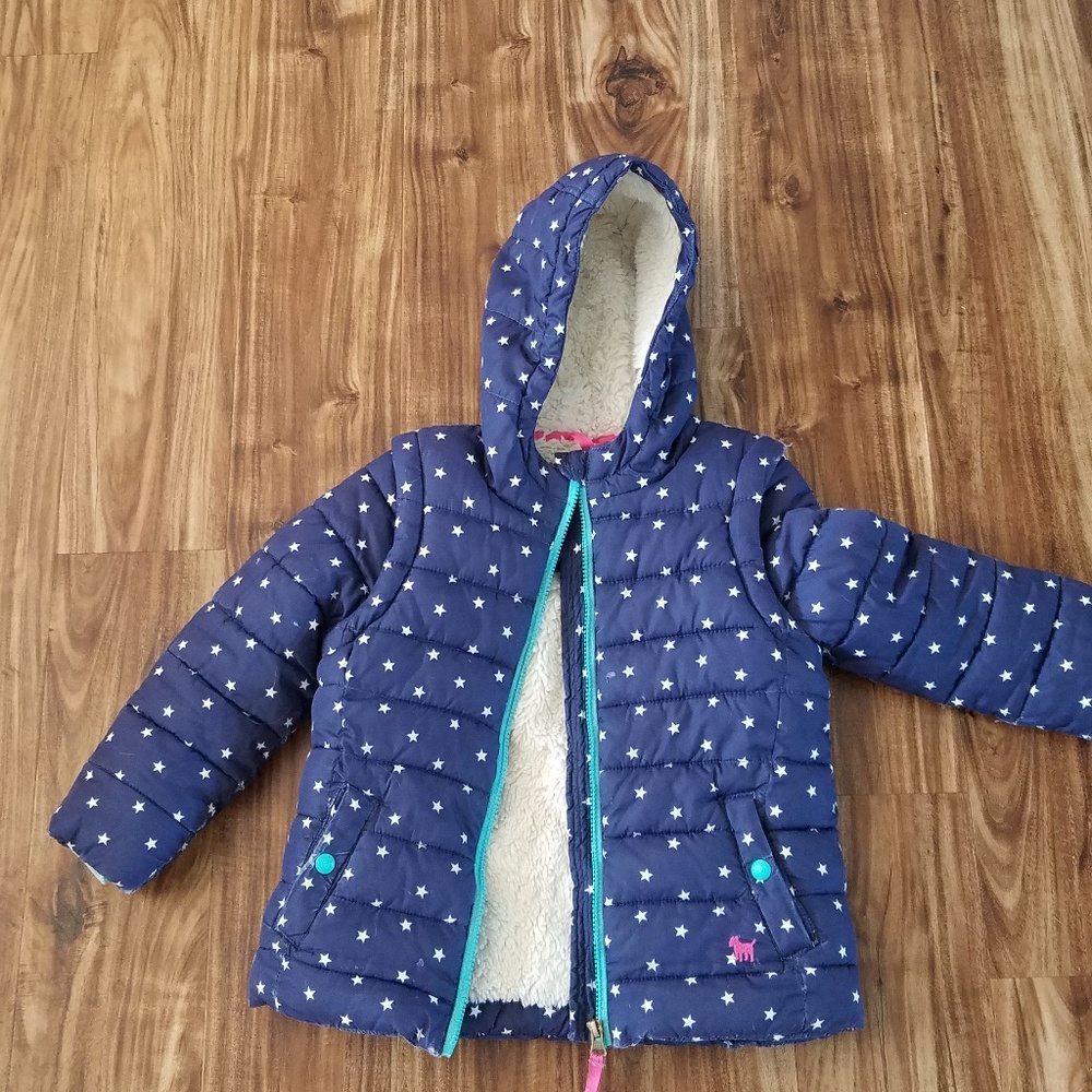 Girls cosy padded coat